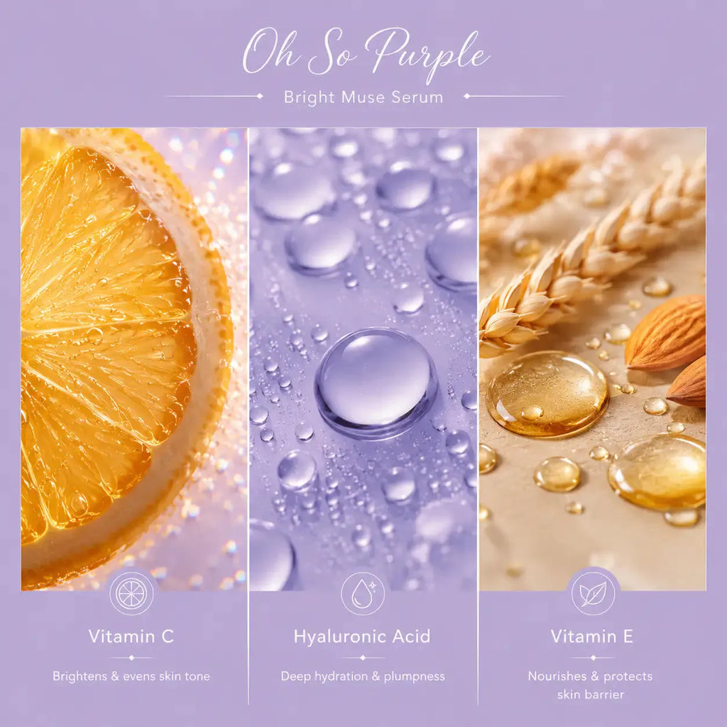 Bright Muse Serum - Vitamin C, Hyaluronic Acid, Vitamin E (30 ml)